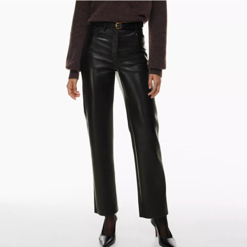 Wilfred Melina Vegan Leather Pants (Size 6)